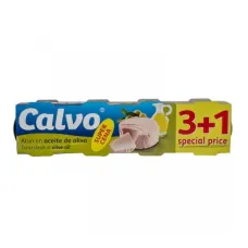 Thon huile de tournesol calvo 3+1