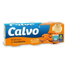 Mejillones escabeche calvo 3x80g