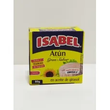 Isabel thon grande saveur à l’huile de tournesol 80g Isabel thon grande saveur à l’huile de tournesol 80g
