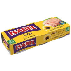 Isabel thon grande saveur à l&rsquo;huile de tournesol 3x80g