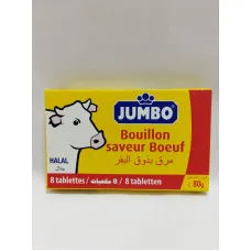 Bouillon saveur boeuf 8t jumbo 80g