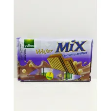 Wafer mix chocolate y avellana pack 3 180g . gullón