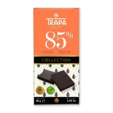 Chocolat cacao 85% trapa 90g