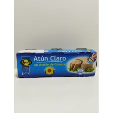 Ayala atun claro en aceite de girasol 3x85g