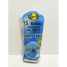 Sac poubelle ayala 15u