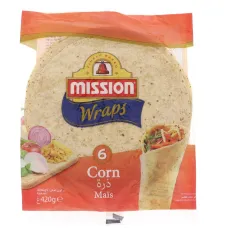 Pain tortilla mission foods corn 25cm