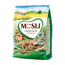 Musli crunchy hazelnuts 375g
