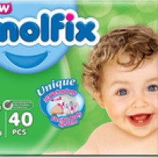 Couches molfix unique taille 4 maxi (7-14kg) 40pcs