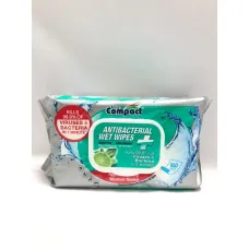 Compact antibacterial wet wipes 100pcs