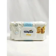 Lingettes bébé ultra compact baby soft 72u