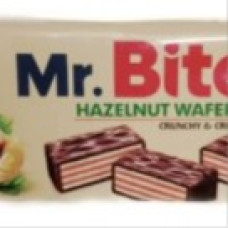 Biscuit hazelnut wafers mr bite 38g