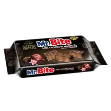 Biscuit dark chocolate wafers mr bite 38g