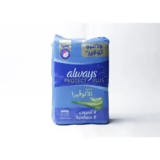 Serviette hygiene aloe vera long always