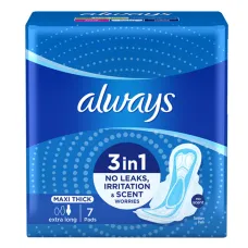 Always 3 in 1 maxi extra long 7 pads
