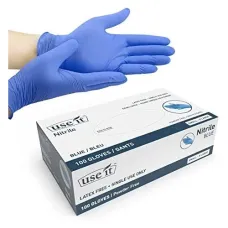 Gants jetables blue premium 100g use it