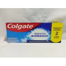Dentifrice colgate sensation blanqueador 2x75ml