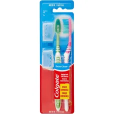Brosse extra clean x2 f colgate