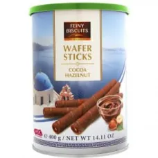 Gaufrettes roulees au noisettes 400g